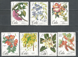 Caribbean 1967 Year , Used Stamps Set Flowers - Gebruikt