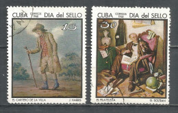 Caribbean 1968 Year , Used Stamps Set Painting Mi.# 1401-02 - Gebraucht