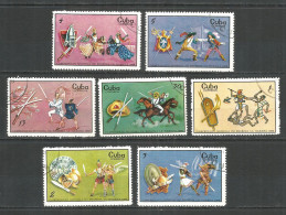 Caribbean 1969 Year , Used Stamps Set Mi# ​​​​​1508-14 - Gebraucht