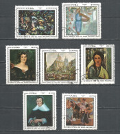 Caribbean 1970 Year , Used Stamps Painting Mi.# 1619-25 - Usados