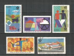 Caribbean 1970 Year , Used Stamps Set Mi# ​​​​​1574-1578 - Usados