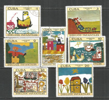 Caribbean 1971 Year , Used Stamps Painting  Mi.# 1707-13 - Gebruikt