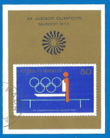 Caribbean 1972 Year , Used Block Sport - Hojas Y Bloques