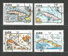 Caribbean 1973 Year , Used Stamps Map - Gebruikt