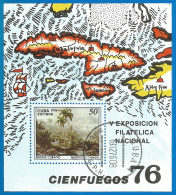 Caribbean 1976 Year , Used Block Map - Hojas Y Bloques