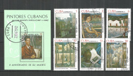 Caribbean 1979 Year , Used Stamps Mi# 2404-2409+blc Painting - Used Stamps