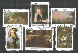 Caribbean 1982 Year , Used Stamps  Painting - Usados