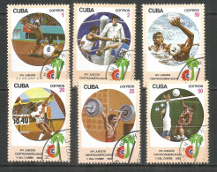 Caribbean 1982 Year , Used Stamps Sport - Oblitérés