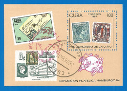 Caribbean 1984 Year , Used Block  - Blocks & Kleinbögen