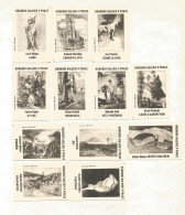 Czechoslovakia 12 Old Matchbox Labels - Scatole Di Fiammiferi - Etichette