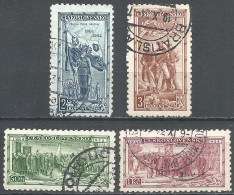 Czechoslovakia 1934 Year Used Stamps Set - Gebraucht