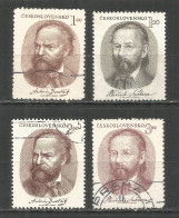 Czechoslovakia 1951 Year Used  Stamps Set  - Usados