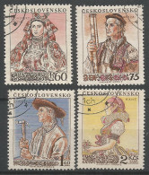 Czechoslovakia 1955 Year Used  Stamps Set - Usati