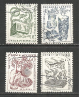 Czechoslovakia 1956 Year Used  Stamps Set  - Gebraucht