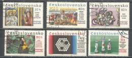 Czechoslovakia 1967 Year Used  Stamps Set - Used Stamps