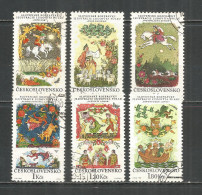 Czechoslovakia 1968 Year Used  Stamps Set - Usados