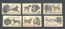 Czechoslovakia 1973 Year Used  Stamps Set Dog - Gebruikt