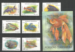 Malagasy Madagascar 1994 Year , Mint Stamps MNH - Fish - Madagaskar (1960-...)