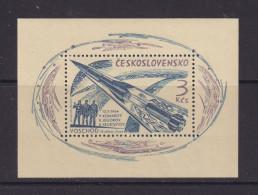 CZECHOSLOVAKIA  - 1964 Three Manned Space Flight Miniature Sheet Never Hinged Mint - Blocs-feuillets