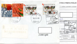 Croatia, Tennis, Davis Cup 2009, Croatia - Chile, Registered Cover With Receipt - Tenis