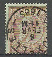 Belgium 1884 Year, 1 Fr., Used (o),Mi. 46 - 1884-1891 Léopold II