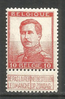 Belgium 1912 Mint Stamp MNH(**) - 1912 Pellens