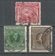 Belgium 1920 Year, Used Stamps (o),Mi. 159-61  - Usados