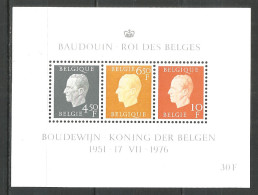 Belgium 1976 Mint Block MNH(**)  - 1961-2001