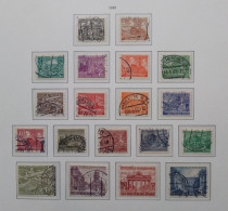 Germany Berlin 1949 Year. Used Stamps, Set Mich.# 42-60 - Gebruikt