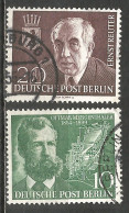 Germany Berlin 1954 Year. Used Stamps, Mich.# 115 ,117 - Gebruikt