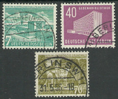 Germany Berlin 1954 Year. Used Stamps, Mich.# 121-23 - Usati