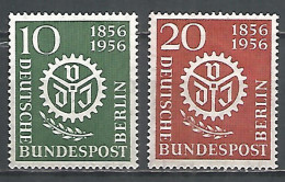 Germany Berlin 1956 Year Mint Stamps MNH(**) Set Mi.# 138-39 - Unused Stamps