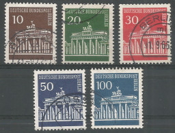 Germany Berlin 1966 Year. Used Stamps, Mich.# 286-90 - Usati