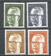 Germany Berlin 1971 Year Mint Stamps MNH(**) Mi.# 393-96 - Nuevos