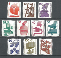 Germany Berlin 1971 Year Mint Stamps MNH(**) Mi.# 402-11 - Nuevos