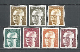 Germany Berlin 1972 Year Mint Stamps MNH(**) Mi.# 427-33 - Unused Stamps