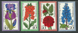 Germany Berlin 1976 Year Mint Stamps MNH(**) Mi.# 524-27 Flowers - Ongebruikt