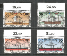 Germany Berlin 1977 Year. Used Stamps, Ships Mich.# 544-47 - Usados