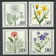 Germany Berlin 1980 Year , Mint Stamps MNH(**) Mi.# 629-632 Flowers - Ungebraucht