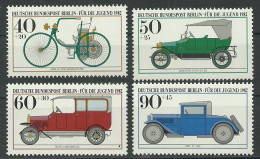 Germany Berlin 1982 Year , Mint Stamps MNH(**) Mi.# 660-663 Car - Unused Stamps