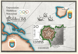 SPAIN 1988 Year, Mint Block (**) Mi.blc. # 32 - Blocs & Hojas