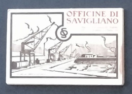 03920 "OFFICINE DI SAVIGLIANO-ESPOSIZIONE INTERN.LE 1914 GENOVA-SERIE DI 10 CARTOLINE FRONTE/RETRO-LUOGHI E PRODOTTI" - Advertising