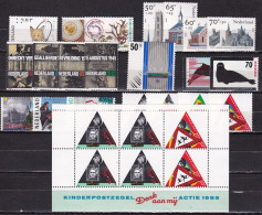 Nederland : 1985 Bijna Complete Postfrisse Jaargang NVPH  1321 / 1327 - 1329 /1344 - Komplette Jahrgänge