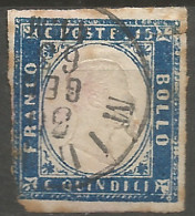 Italy 1863 Year, Used Stamp Michel # 14 - Oblitérés