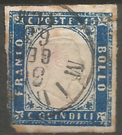 Italy 1863 Year, Used Stamp Michel # 14 - Afgestempeld