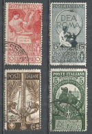 Italy 1911 Year, Used Stamps , Michel # 100-103 - Oblitérés