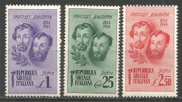 Italy 1944 Mint MNH(**) Stamps Michel # 663-65 - Nuevos