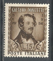 Italy 1948 Year, Mint MNH(**) Stamp , Michel # 762 - 1946-60: Nieuw/plakker