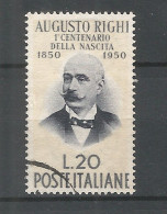 Italy 1950 Year, Used Stamp, Michel # 806 - 1946-60: Used