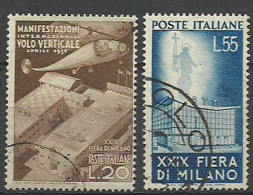Italy 1951 Year, Used Stamps , Michel # 830-31 - 1946-60: Oblitérés